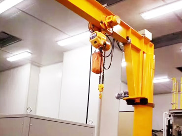 Ročno rotirajoči ročaj za dviganje ročic z Jib žerjavom