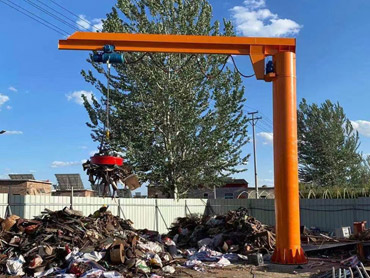 Zunanji električni 360-stopinjski vrtljivi žerjav Jib